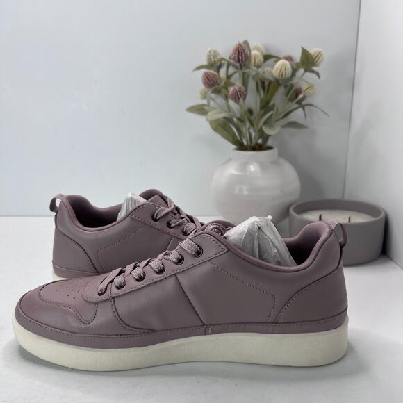 Vionic Elise Lace Up Sneakers Leather Magnolia Dusk Women's 10 Wide NWOB - Picture 6 of 9